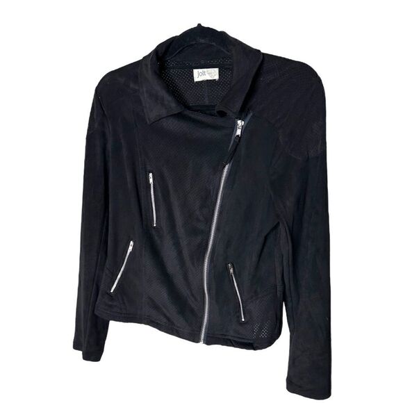 Jolt Jackets & Blazers - Jolt zip up mesh jacket black size small